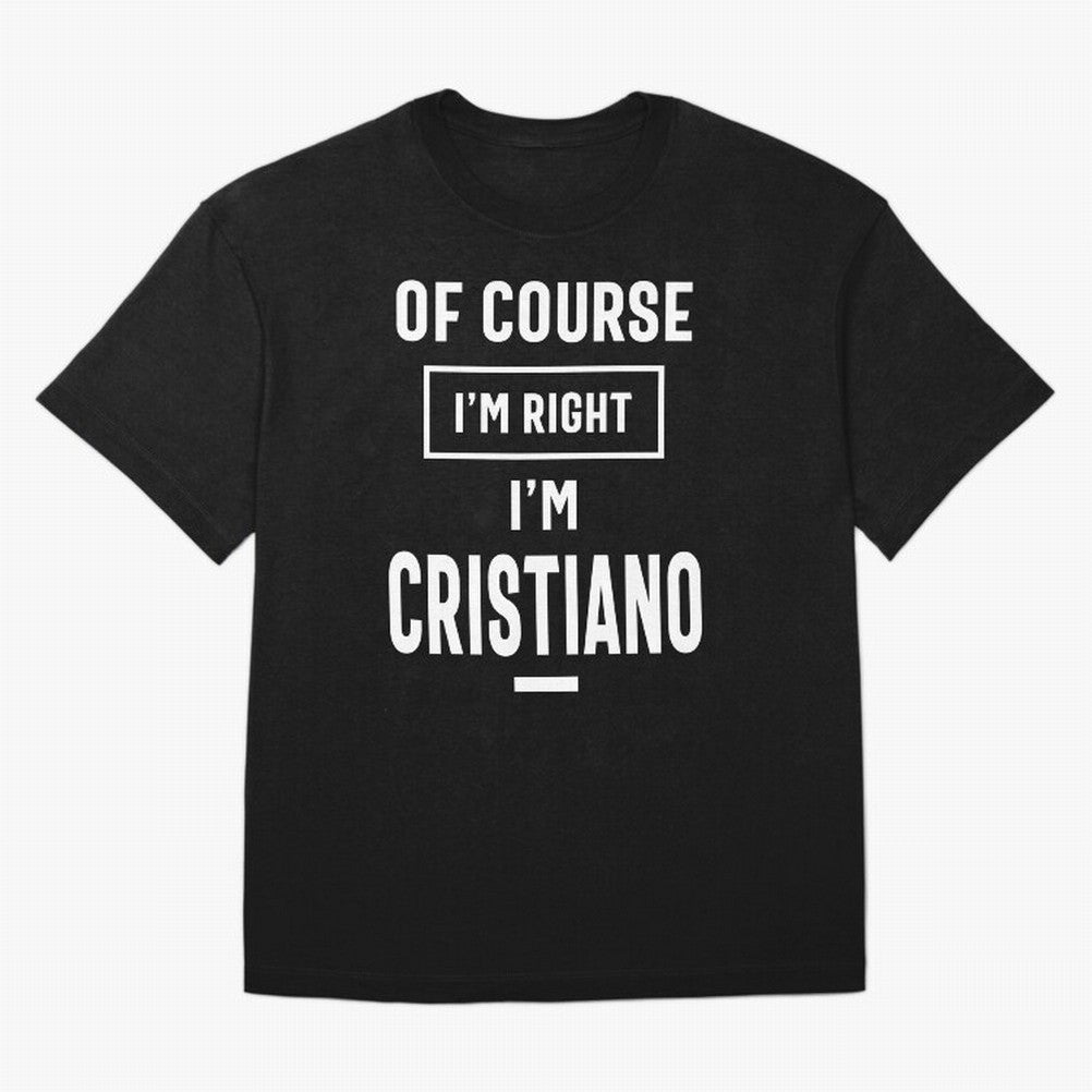 Cristiano Personalized Name Birthday Gift Oversized T-Shirt Celebrate Fan Culture around the FIFA World Cup 2026 USA Canada Mexico Journey through Neymar Highlights, England Pride, Match Day Excitement, Supporter Culture, Golden Goals and Global