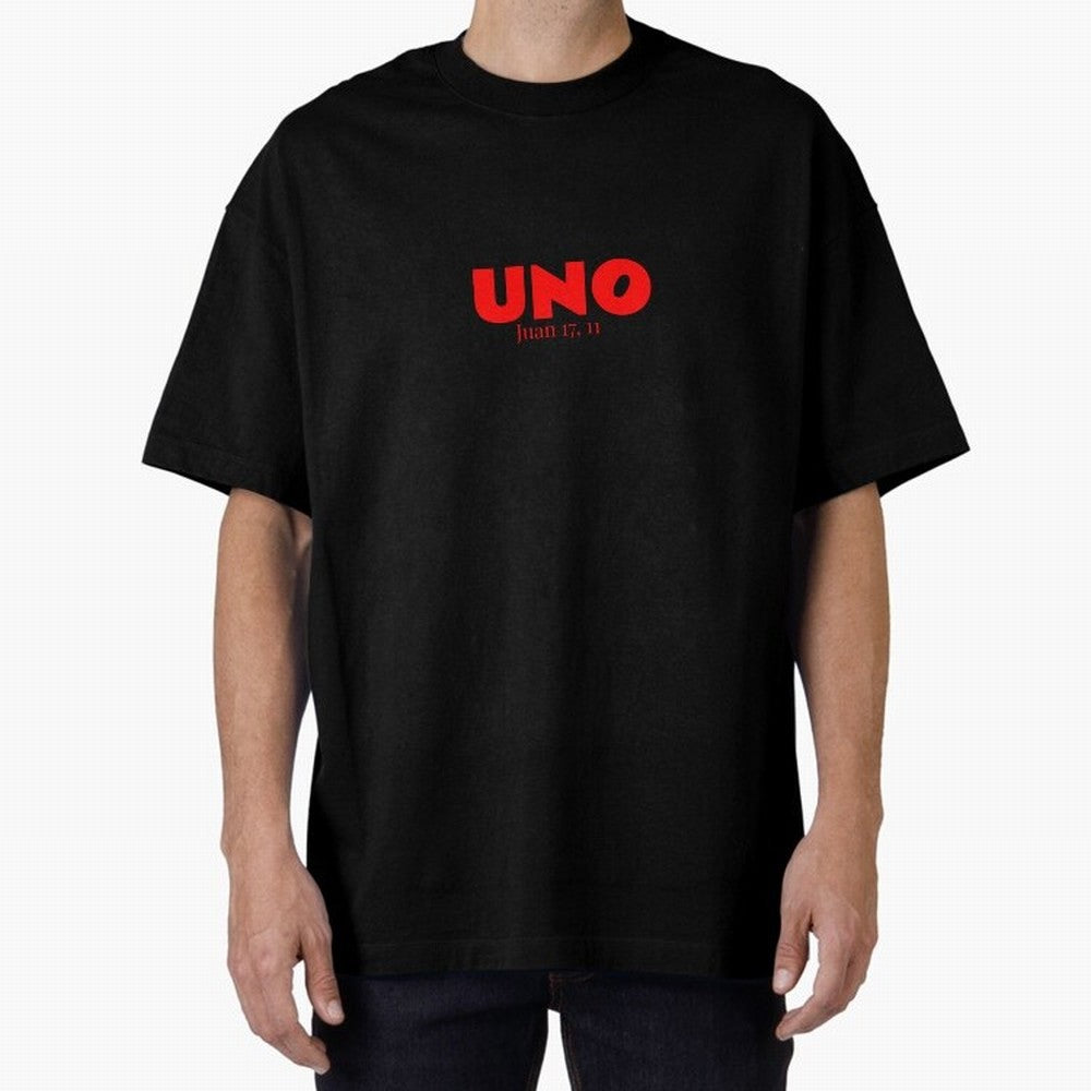 UNO ¨C Cita b¨ªblica cristiana Oversized T-Shirt Bring Home FIFA World Cup 2026 for Fans of Mbappe and Neymar and Brazil, Portugal and Argentina, Bringing Soccer Culture, Superstar Moments, National Team Dreams and Competitive Fire; Ideal for Fans