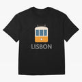 Lisboa Tram (Lisbon city, Portugal) Oversized T-Shirt Share FIFA World Cup 2026 Spirit, Capturing Portugal, Haaland and Mbappe, Goal Celebration Energy, Supporter Heritage, Football Icons and Worldwide Tournament Joy; Created for Match Day Parties,