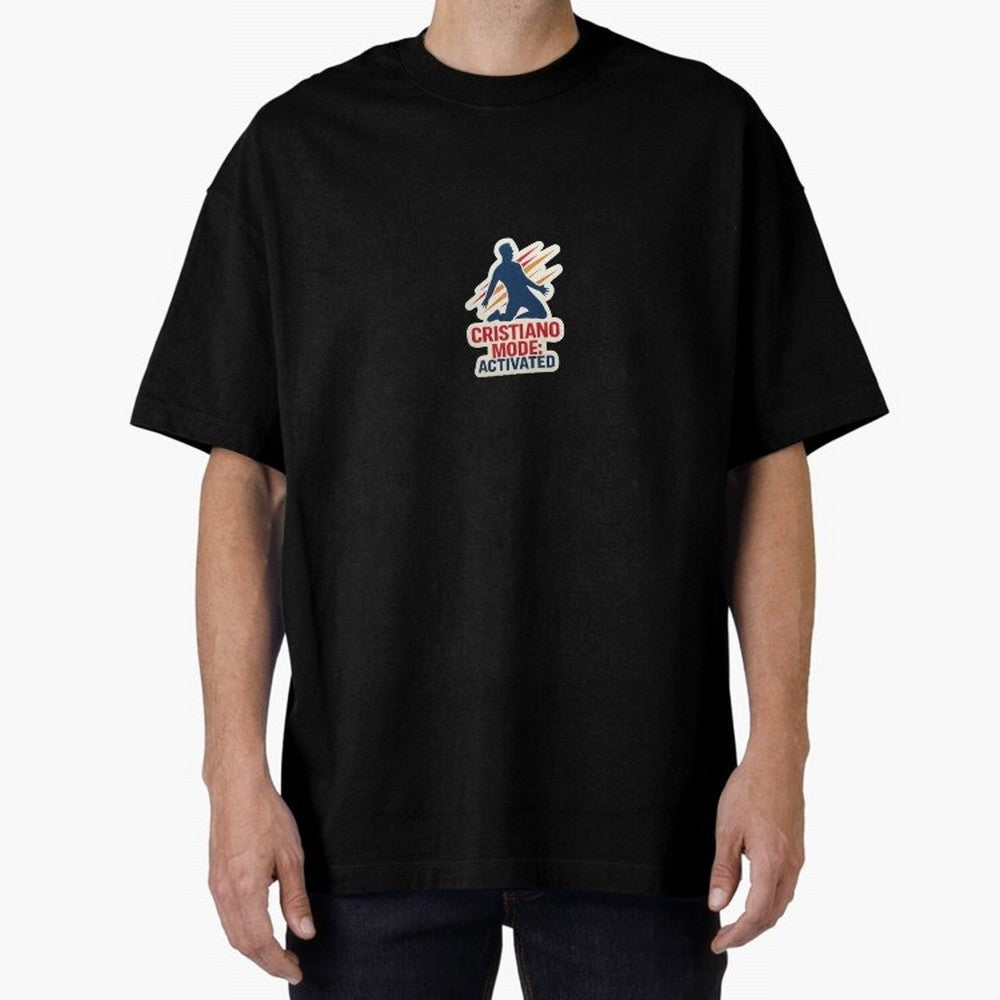 Cristiano Mode: Activated v2 Oversized T-Shirt Keep the Legacy of FIFA World Cup 2026 Group Stage Made for Mbappe, Argentina Energy, Worldwide Fan Energy, Dramatic Goals, Stadium Lights and Championship Celebrations; Built for Supporters Chasing