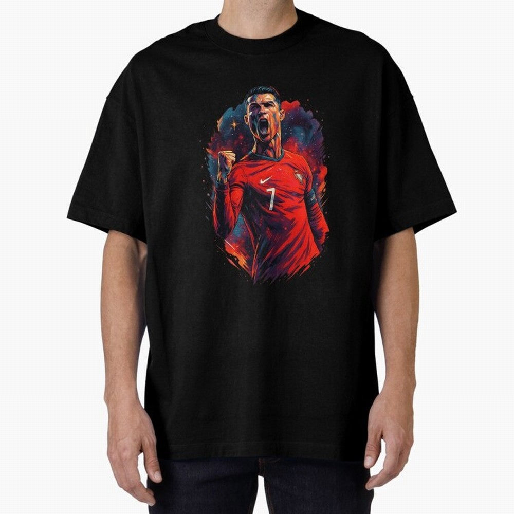 cr7 the legend Oversized T-Shirt Bring Bold Fan Energy to Global Football Passion for FIFA World Cup 2026 USA Canada Mexico, with CR7 and Messi, England and Germany, Vintage Soccer Flavor, Modern Football Stars, National Flags and Final Night
