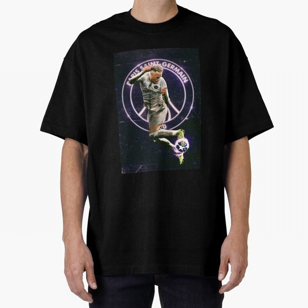 Skill Neymar Oversized T-Shirt Represent the Passion of FIFA World Cup 2026 USA Canada Mexico Spirit, Highlighting Netherlands, Haaland and Mbappe, Goal Celebration Energy, Supporter Heritage, Football Icons and Worldwide Tournament Joy; Perfect