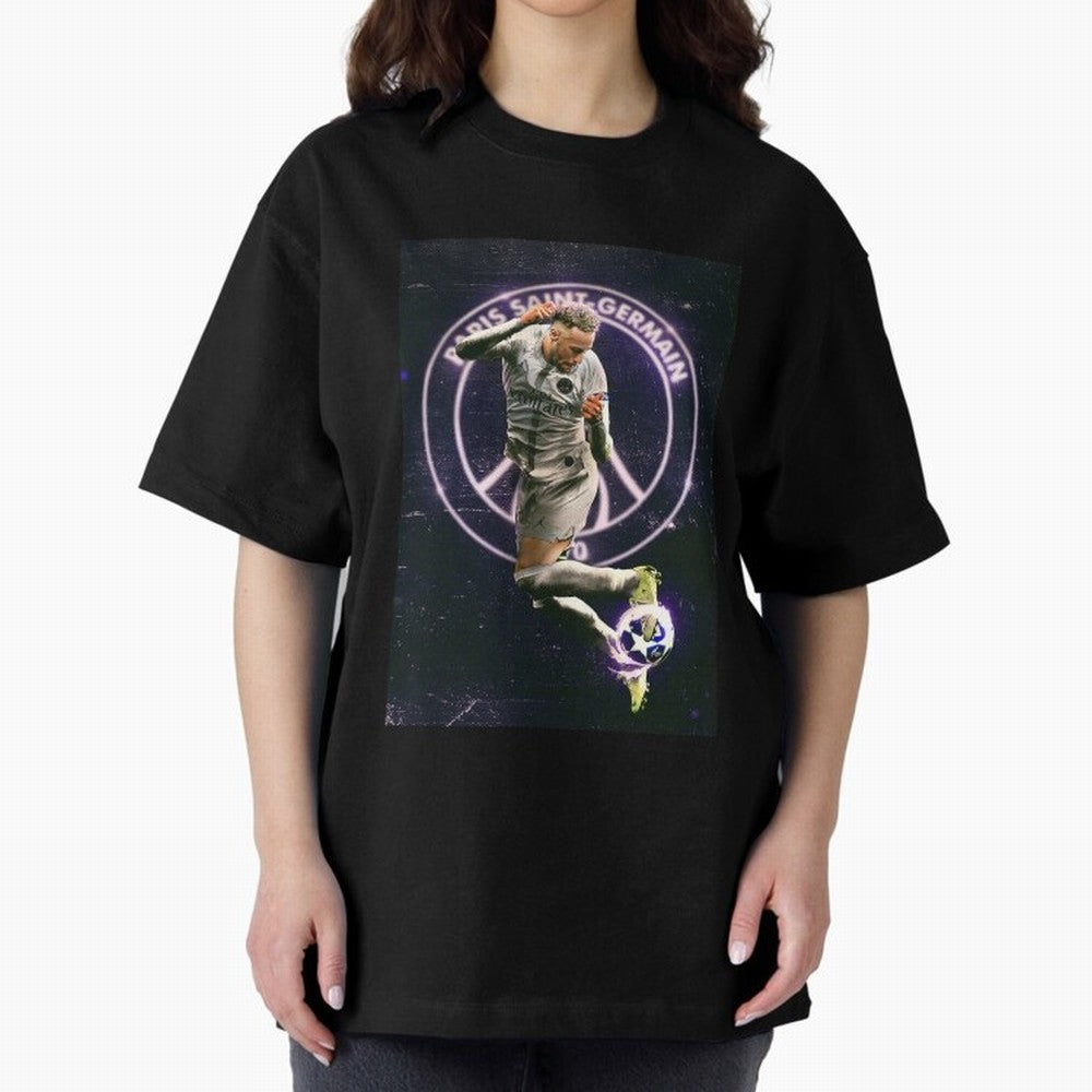 Skill Neymar Oversized T-Shirt Represent the Passion of FIFA World Cup 2026 USA Canada Mexico Spirit, Highlighting Netherlands, Haaland and Mbappe, Goal Celebration Energy, Supporter Heritage, Football Icons and Worldwide Tournament Joy; Perfect