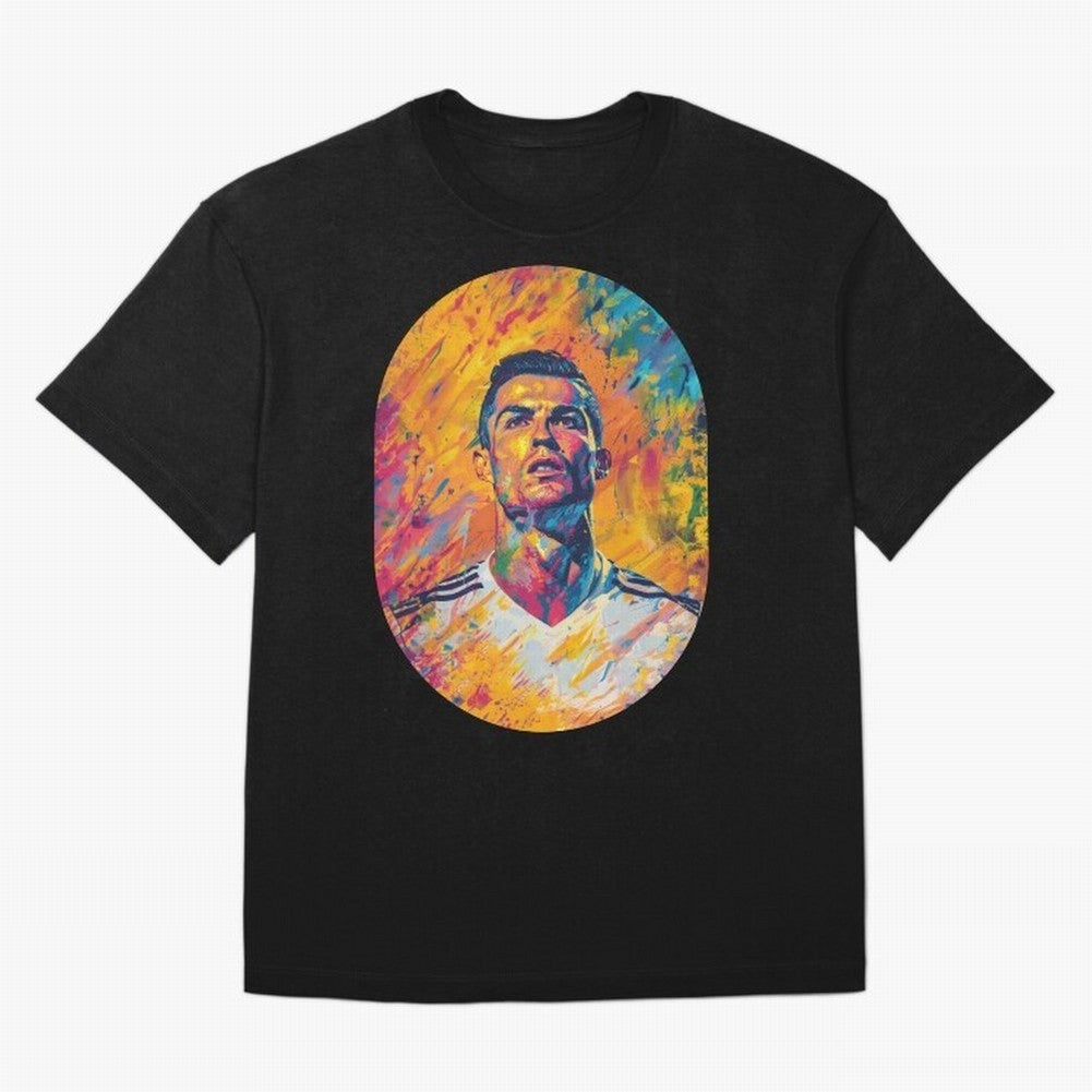 Cristiano Oversized T-Shirt Create FIFA World Cup 2026 Group Stage Driven by Neymar, France Energy, Match Day Excitement, Supporter Culture, Golden Goals and Global Football Passion; Great for Supporters Who Love Legendary Players, National Teams,