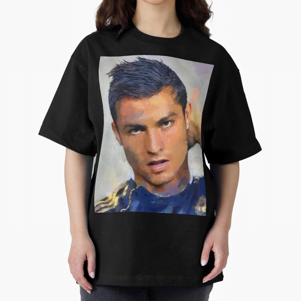 Cristiano Oversized T-Shirt Celebrate Supporters United by FIFA World Cup 2026 Group Stage Spirit, Featuring Germany, Cristiano Ronaldo, Goal Celebration Energy, Supporter Heritage, Football Icons and Worldwide Tournament Joy; Great for Watch