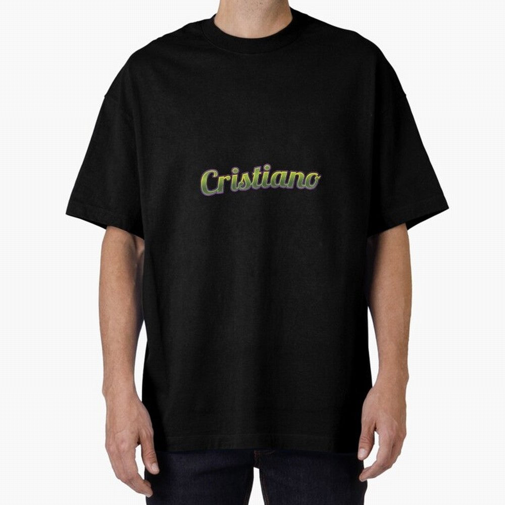 Cristiano Oversized T-Shirt Bring Legendary Rivalry Energy to FIFA World Cup 2026 for Fans of CR7 and Germany, Bringing Vintage Soccer Flavor, Modern Football Stars, National Flags and Final Night Emotion; Ideal for Football Dads, Football Moms,