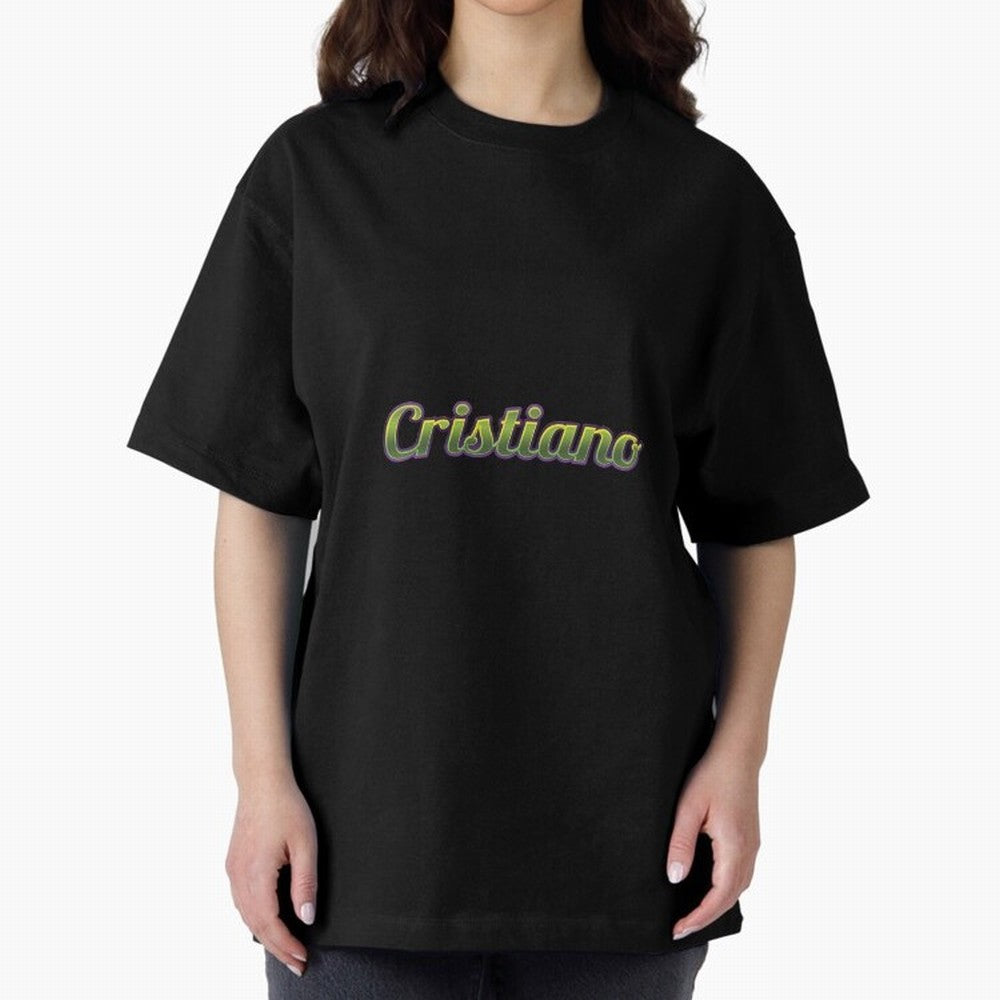 Cristiano Oversized T-Shirt Bring Legendary Rivalry Energy to FIFA World Cup 2026 for Fans of CR7 and Germany, Bringing Vintage Soccer Flavor, Modern Football Stars, National Flags and Final Night Emotion; Ideal for Football Dads, Football Moms,