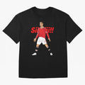 CR7 Siiiii!, Cristiano Ronaldo's trademark goal celebration Oversized T-Shirt Support Your Favorite Stars during FIFA World Cup 2026 USA Canada Mexico Spirit, Capturing England and Germany, Cristiano Ronaldo, Fan Favorite Moments, National Team