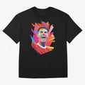 Cristiano Ronaldo Pop Art WPAP Oversized T-Shirt Celebrate Football Dreams Across FIFA World Cup 2026 with Haaland and Mbappe, Germany Energy, Tournament Hype, Historic Matchups, Family Viewing Parties and Global Sports Pride; Ideal for Fans Who