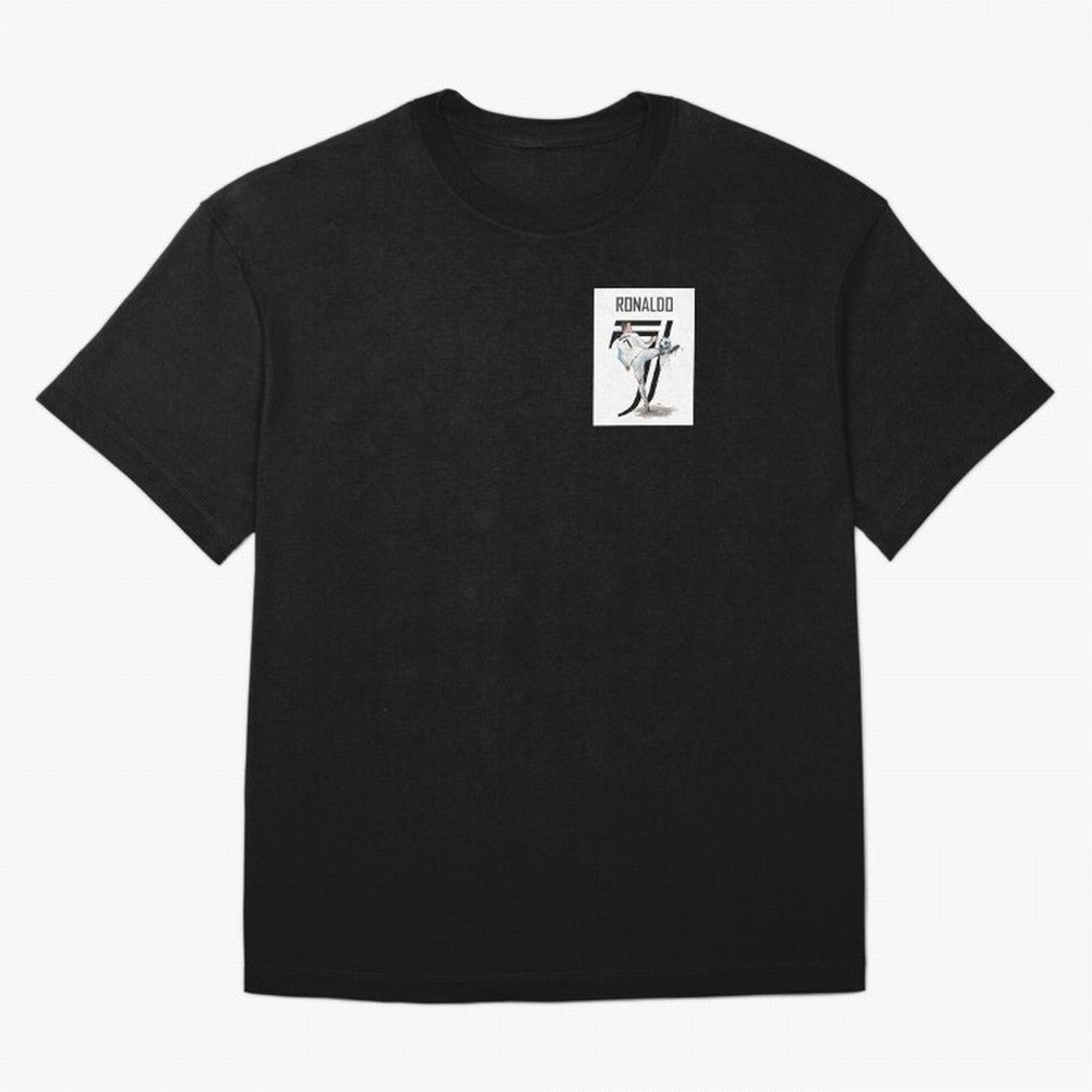 RONALDO CRISTIANO 7 Oversized T-Shirt Celebrate National Team Dreams in Match Day Hype around FIFA World Cup 2026 Group Stage, CR7, Spain, Championship Spirit, Famous Goals, Roaring Crowds and International Football Unity; Made for Collectors Who