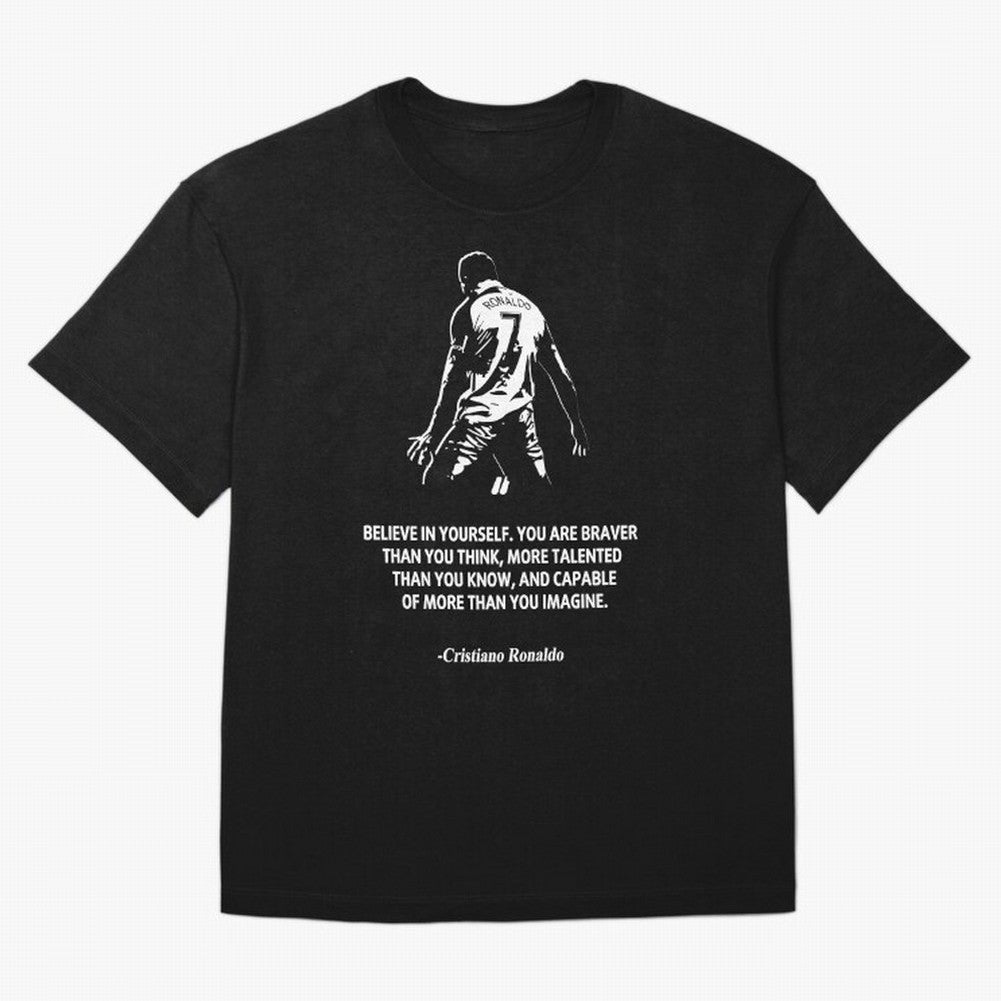 Cristiano Ronaldo Quotes Oversized T-Shirt Bring International Match Energy to the FIFA World Cup 2026 USA Canada Mexico Journey through Messi Highlights, Brazil Pride, Soccer Culture, Superstar Moments, National Team Dreams and Competitive Fire;