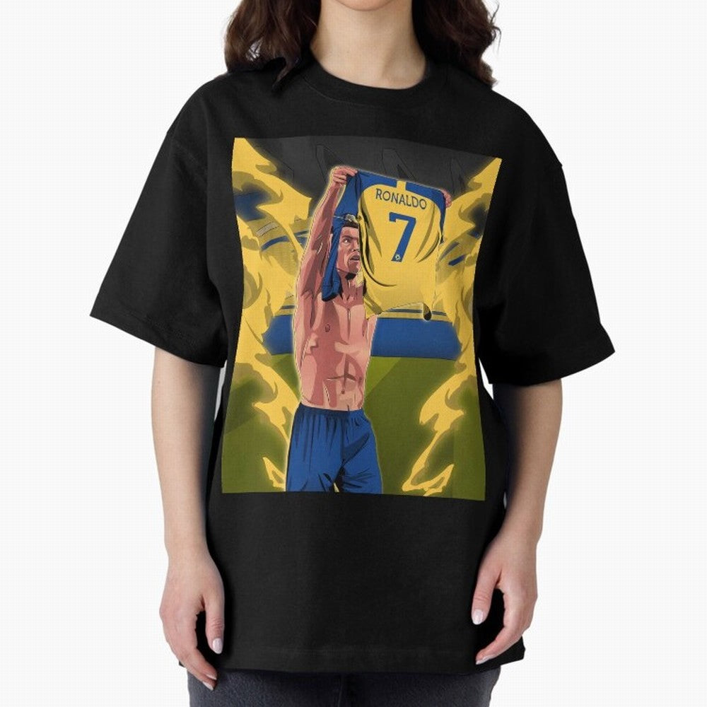 aksi copot kaos selebrasi Oversized T-Shirt Share the Excitement of FIFA World Cup 2026 Spirit, Featuring England, France and Netherlands, Messi, Soccer Culture, Superstar Moments, National Team Dreams and Competitive Fire; Perfect for People Who