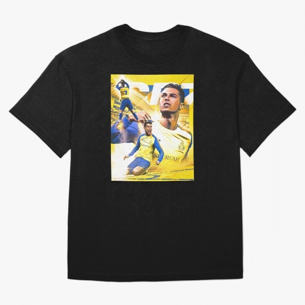 legend footballer yellow Oversized T-Shirt Bring Trophy Dreams to Global Football Passion for FIFA World Cup 2026 USA Canada Mexico, Filled with Mbappe and Neymar, Portugal, Stadium Memories, Football Loyalty, International Chants and Championship