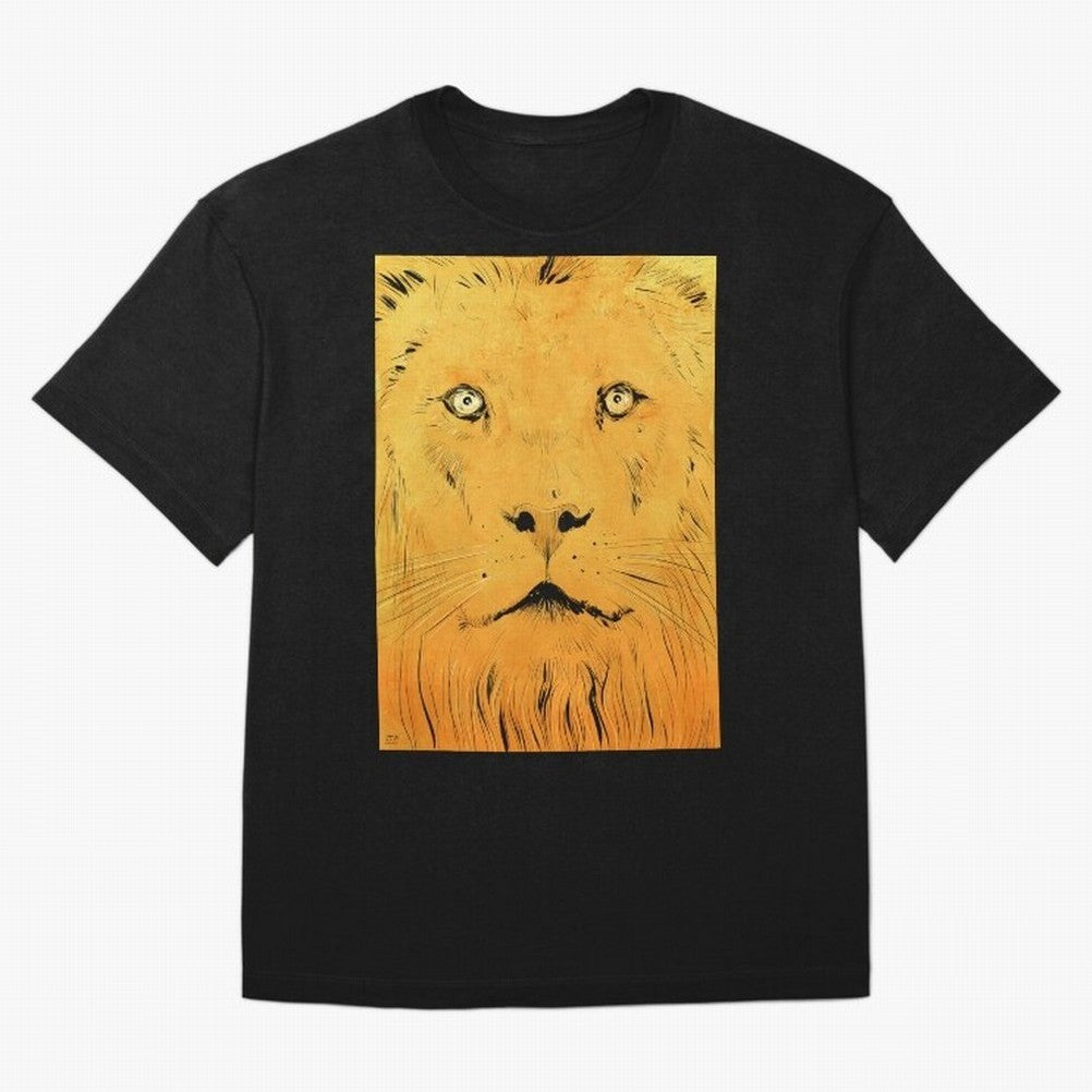 Lion Oversized T-Shirt Bring Global Football Passion for FIFA World Cup 2026 Group Stage, Connected to CR7 and Messi, Argentina and Brazil, Match Day Excitement, Supporter Culture, Golden Goals and Global Football Passion; Made for Collectors Who