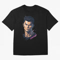 Cristiano Ronaldo Anime Style Oversized T-Shirt Turn Every Weekend Toward FIFA World Cup 2026 Connected to Mbappe, Spain Energy, Stadium Chants, National Pride, Trophy Dreams and Unforgettable Football Memories; Created for Match Day Parties,