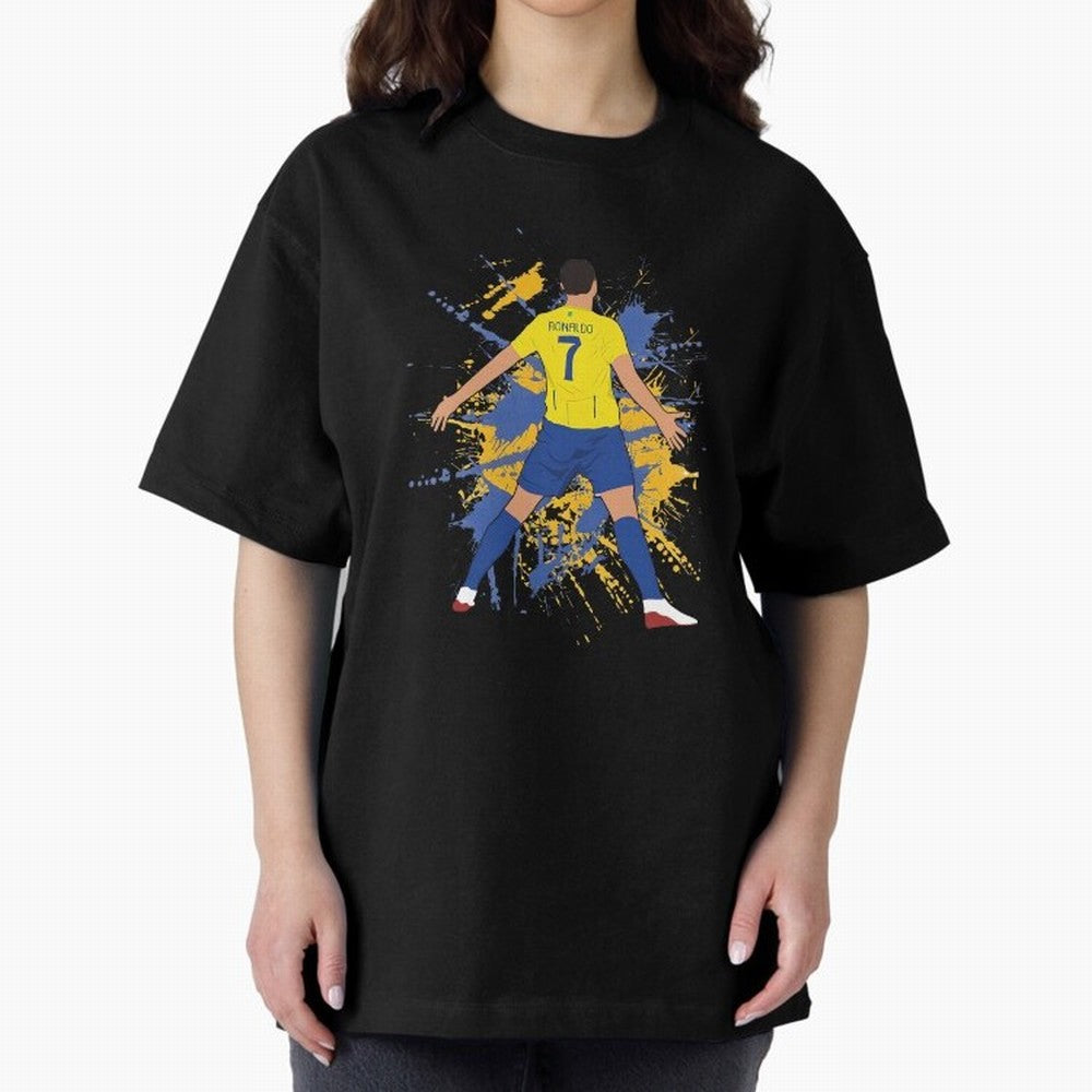 siuu cristiano alnasr football Oversized T-Shirt Celebrate the Biggest Stage of FIFA World Cup 2026 Group Stage for Fans of Messi and Portugal, Bringing Soccer Culture, Superstar Moments, National Team Dreams and Competitive Fire; Perfect for