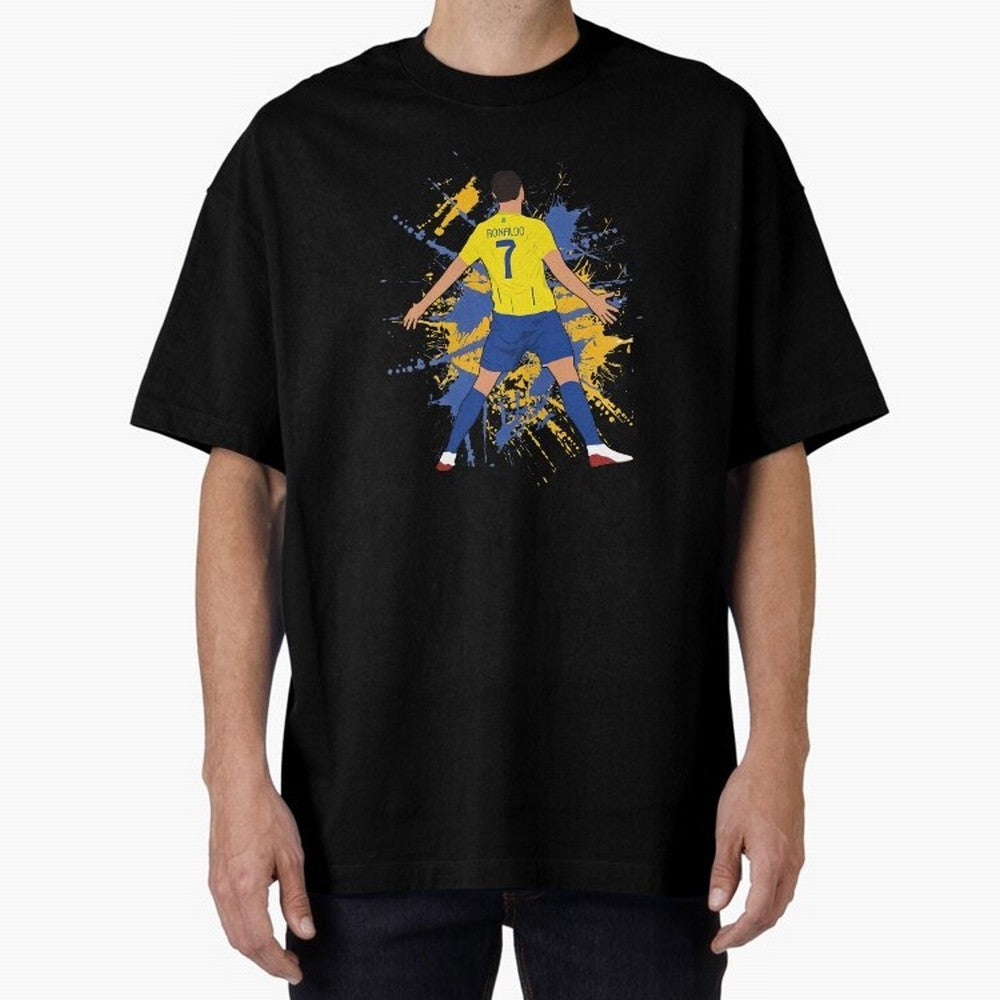 siuu cristiano alnasr football Oversized T-Shirt Celebrate the Biggest Stage of FIFA World Cup 2026 Group Stage for Fans of Messi and Portugal, Bringing Soccer Culture, Superstar Moments, National Team Dreams and Competitive Fire; Perfect for