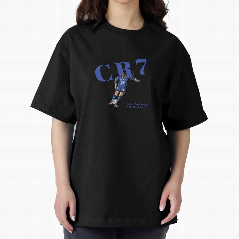 CR7. Oversized T-Shirt Spotlight Global Football Passion for FIFA World Cup 2026 USA Canada Mexico, Filled with Mbappe and Neymar, Spain, Football Passion, Legendary Performances, Festival Vibes and Supporter Community; Perfect for Supporters Who