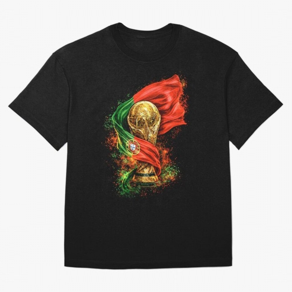 Portugal Football National Pride Oversized T-Shirt Feel the Heartbeat of FIFA World Cup 2026 Spirit, with Portugal, Spain and Germany, Cristiano Ronaldo, Haaland and CR7, Stadium Memories, Football Loyalty, International Chants and Championship