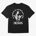 JES¨²S - el camino, la verdad y la vida Oversized T-Shirt Feel International Energy from Global Football Passion for FIFA World Cup 2026, Inspired by Neymar, Brazil, Portugal and Argentina, Football Festival Excitement, Trophy Ambitions, Country