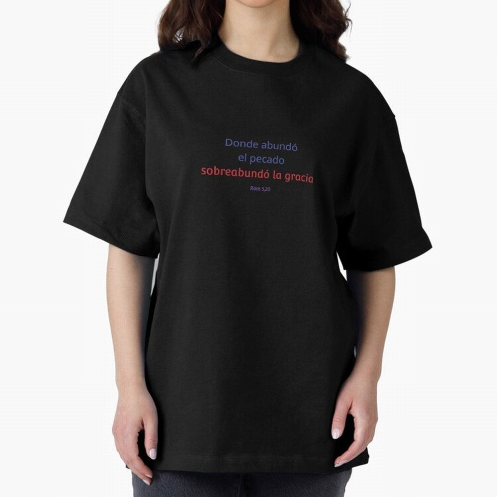 Sobreabund¨® la Gracia Oversized T-Shirt Honor the Football Icons of Match Day Hype around FIFA World Cup 2026 USA Canada Mexico, Cristiano Ronaldo, Haaland and CR7, Portugal, Football Festival Excitement, Trophy Ambitions, Country Rivalries and