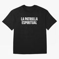 La Patrulla Espiritual, Spanish Faith Quote Gift, Christian Spiritual Humor Graphic Tee for Believers Latinos Oversized T-Shirt Spotlight Match Day Hype around FIFA World Cup 2026 Group Stage, Cristiano Ronaldo, England and Germany, Worldwide Fan