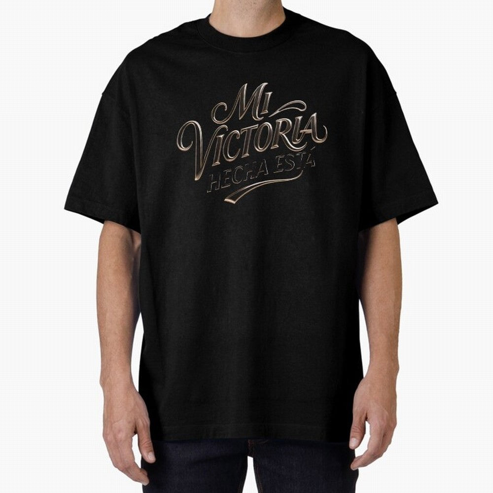 Mi Victoria Hecha Est¨¢ T Shirt Oversized T-Shirt Make the Season About FIFA World Cup 2026 Spirit, Inspired by France and Portugal, CR7 and Messi, Fan Favorite Moments, National Team Passion, Big Match Drama and Soccer History; Ideal for Football