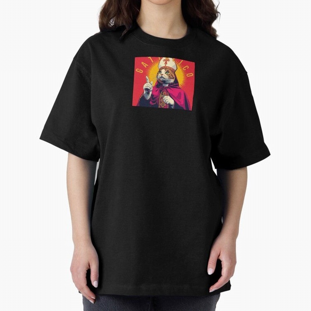 Gattolico Oversized T-Shirt Show Your Stadium Side during Global Football Passion for FIFA World Cup 2026 USA Canada Mexico, Driven by Mbappe and Neymar, Argentina and Brazil, Soccer Culture, Superstar Moments, National Team Dreams and Competitive