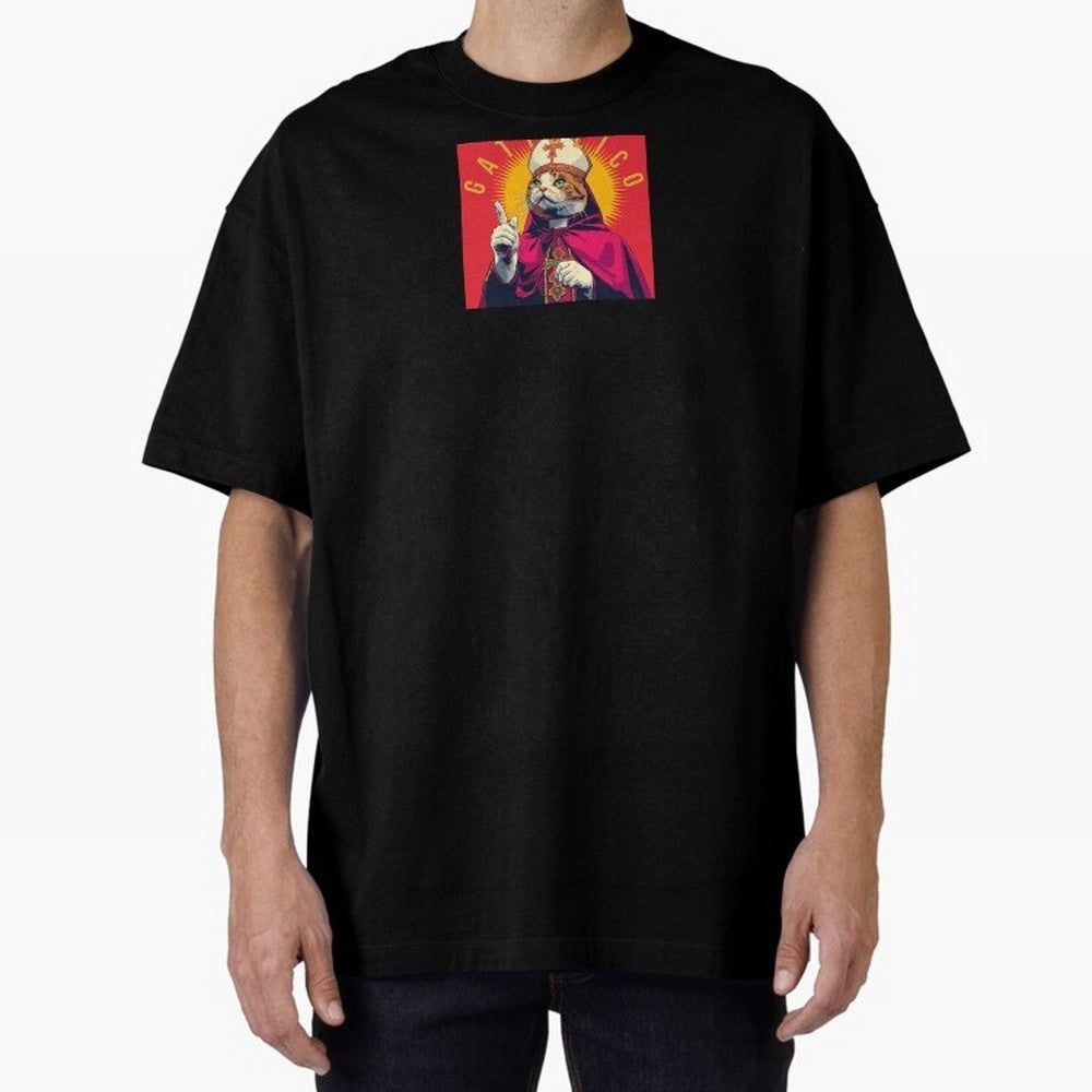 Gattolico Oversized T-Shirt Show Your Stadium Side during Global Football Passion for FIFA World Cup 2026 USA Canada Mexico, Driven by Mbappe and Neymar, Argentina and Brazil, Soccer Culture, Superstar Moments, National Team Dreams and Competitive