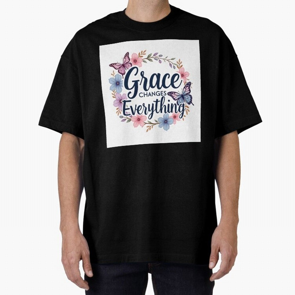 Grace Changes Everything T Shirt Oversized T-Shirt Bring International Match Energy to the FIFA World Cup 2026 USA Canada Mexico Journey through Messi Highlights, Brazil Pride, Soccer Culture, Superstar Moments, National Team Dreams and Competitive