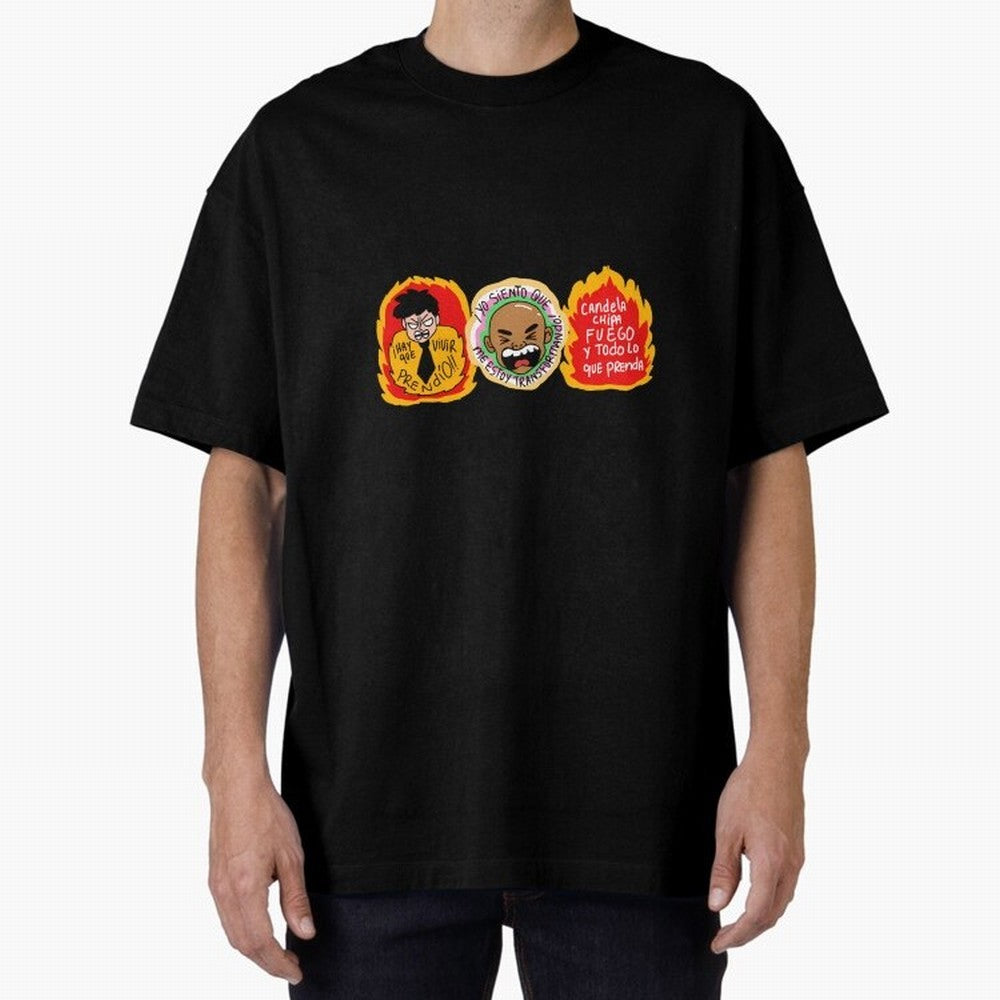 Hay Que Vivir Prendo Yo Siento Que Me Estoy Transformando Candela Chipa Fuego Y Todo Lo Que Prenda Oversized T-Shirt Make Every Match About Match Day Hype around FIFA World Cup 2026, CR7 and Messi, England and Germany, Match Day Excitement,