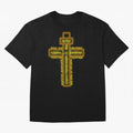 Cruz del Santo Padre Benito Color Oversized T-Shirt Celebrate the Magic of FIFA World Cup 2026 Group Stage for Fans of Haaland and Mbappe and England and Germany, Bringing Football Festival Excitement, Trophy Ambitions, Country Rivalries and Star