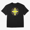 Medalla de San Benito Color Back Oversized T-Shirt Carry FIFA World Cup 2026 for Fans of Messi, CR7 and Mbappe and Germany, Bringing Sports Nostalgia, International Competition, Famous Players and Unforgettable Victories; Perfect for People Who