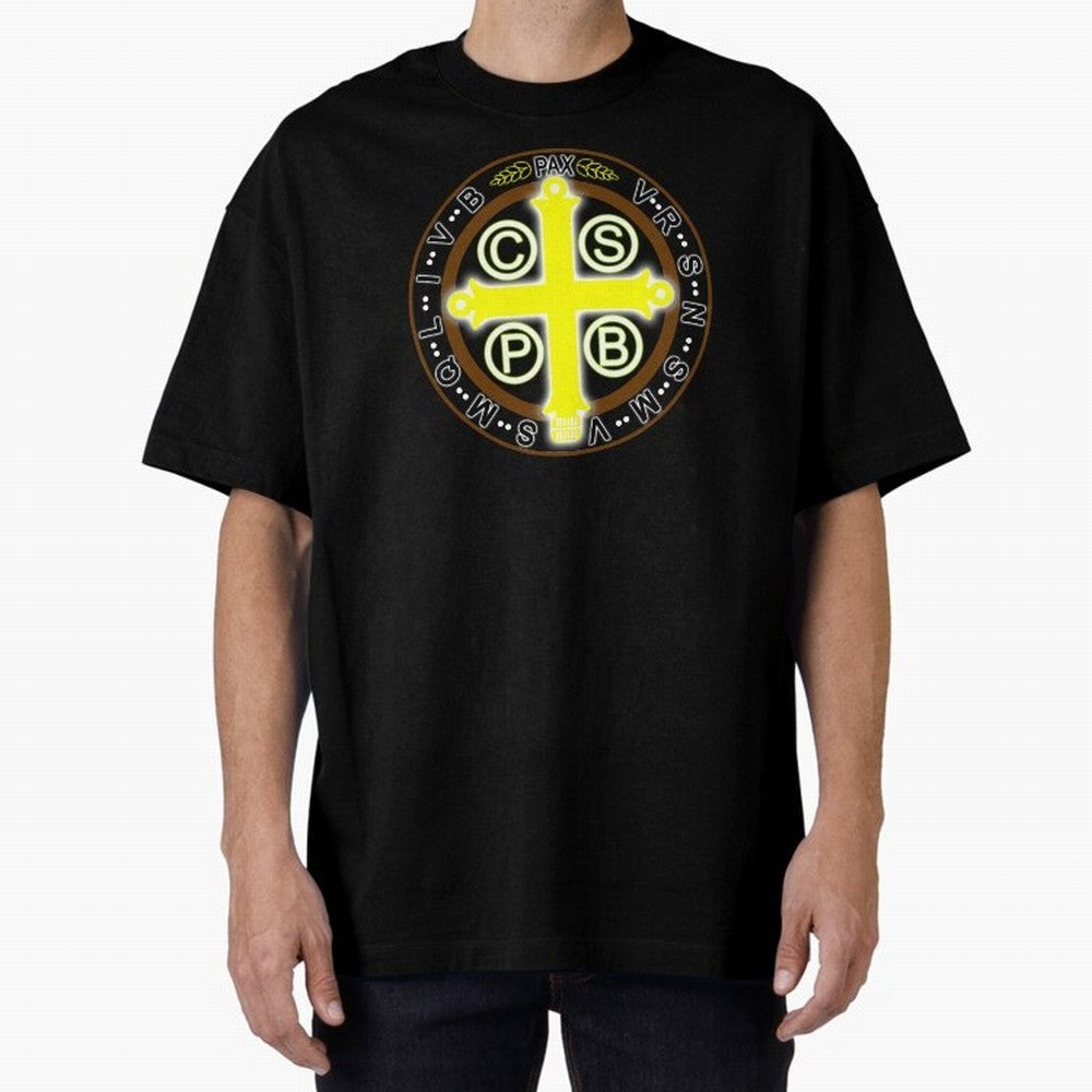 Medalla de San Benito Color Back Oversized T-Shirt Carry FIFA World Cup 2026 for Fans of Messi, CR7 and Mbappe and Germany, Bringing Sports Nostalgia, International Competition, Famous Players and Unforgettable Victories; Perfect for People Who