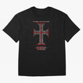 Cruz Ang¨¦lica de Santo Tom¨¢s de Aquino Red n White Oversized T-Shirt Capture FIFA World Cup 2026 with Messi and Cristiano Ronaldo, Portugal, Spain and Germany Energy, Football History, Final Match Energy, Crowd Noise and Once in a Lifetime