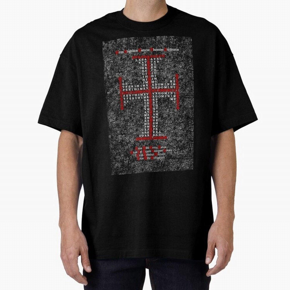 Cruz Ang¨¦lica de Santo Tom¨¢s de Aquino Relieve Oversized T-Shirt Carry the Colors and Pride of the FIFA World Cup 2026 USA Canada Mexico Journey through Mbappe Highlights, Germany Pride, Stadium Chants, National Pride, Trophy Dreams and