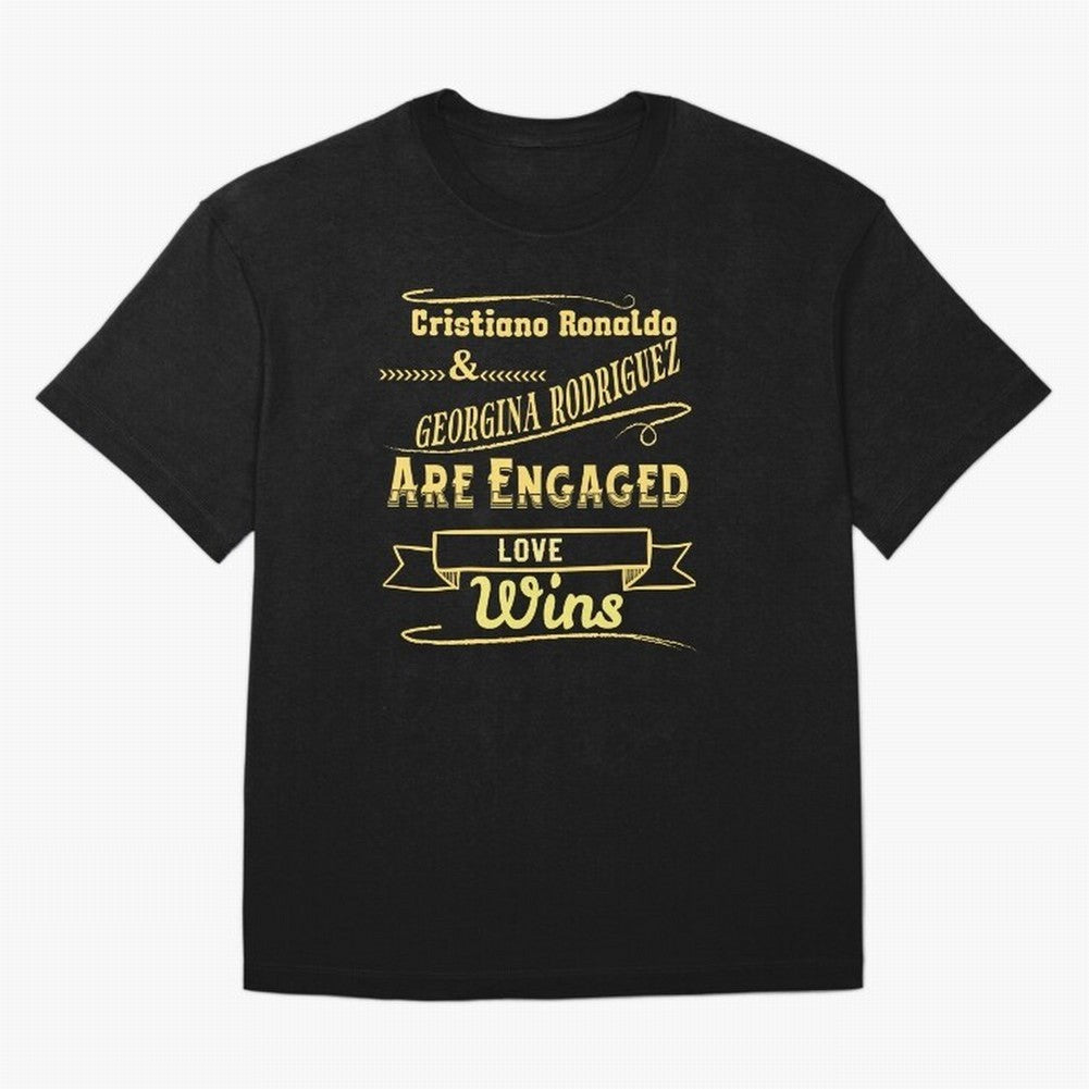 Cristiano & Georgina Engagement ¨C True Love Story Oversized T-Shirt Capture Stadium Memories from Match Day Hype around FIFA World Cup 2026 Group Stage, CR7, Germany, Worldwide Fan Energy, Dramatic Goals, Stadium Lights and Championship