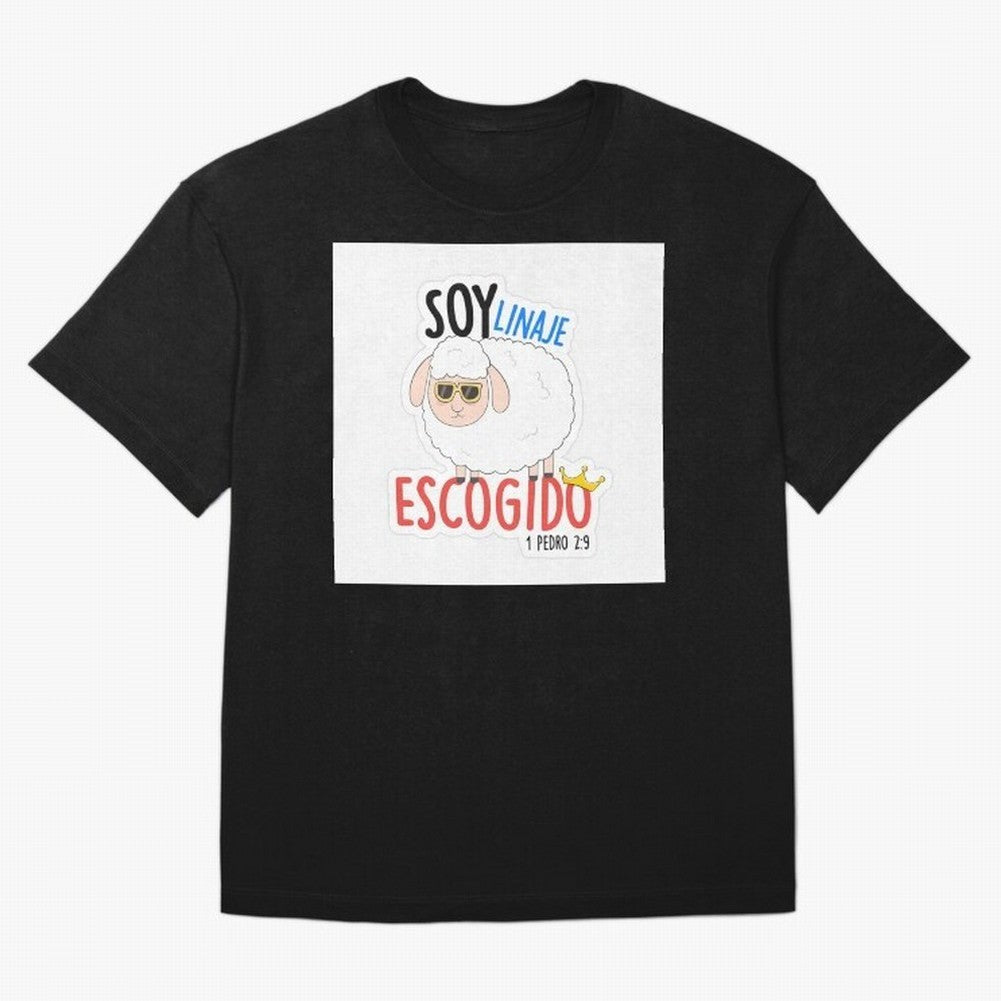 Soy Linaje Escogido - Sticker Cristiano Oversized T-Shirt Join FIFA World Cup 2026 Group Stage Spirit, Filled with Spain, Mbappe, Match Day Excitement, Supporter Culture, Golden Goals and Global Football Passion; Ideal for Football Dads, Football