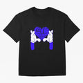 Love Never Fails ¨C Heart Calligram Oversized T-Shirt Feel the Heartbeat of Global Football Passion for FIFA World Cup 2026, Driven by CR7 and Messi, Netherlands, Global Supporter Spirit, Legendary Goals, National Colors and Tournament Celebration;