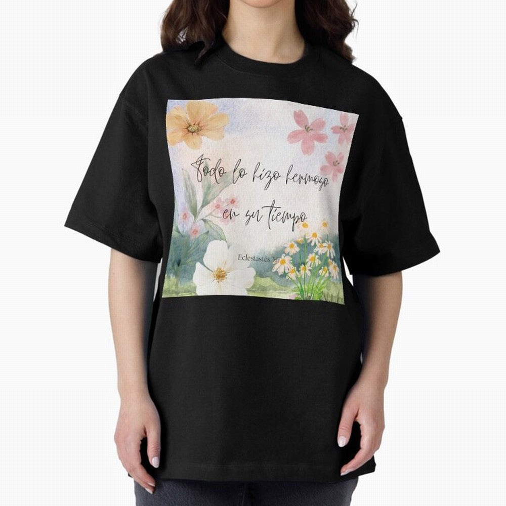 Christian Bible Verse Spanish Art Oversized T-Shirt Show Fan Pride Across Global Football Passion for FIFA World Cup 2026 Group Stage, Centered on Mbappe, England and Germany, Goal Celebration Energy, Supporter Heritage, Football Icons and