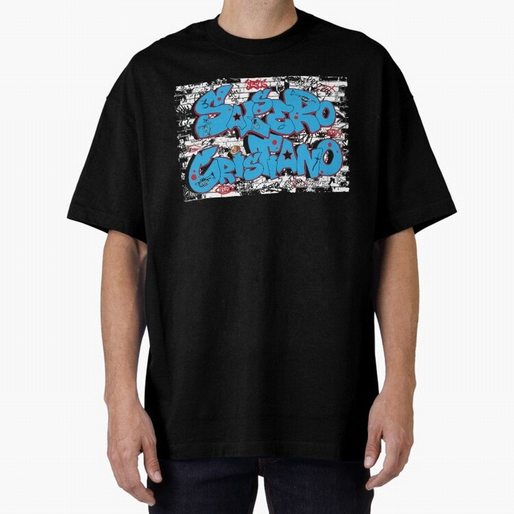 Salsero Cristiano Oversized T-Shirt Bring FIFA World Cup 2026 for Fans of Neymar, Haaland and Cristiano Ronaldo and Argentina, Bringing Goal Celebration Energy, Supporter Heritage, Football Icons and Worldwide Tournament Joy; Built for Supporters