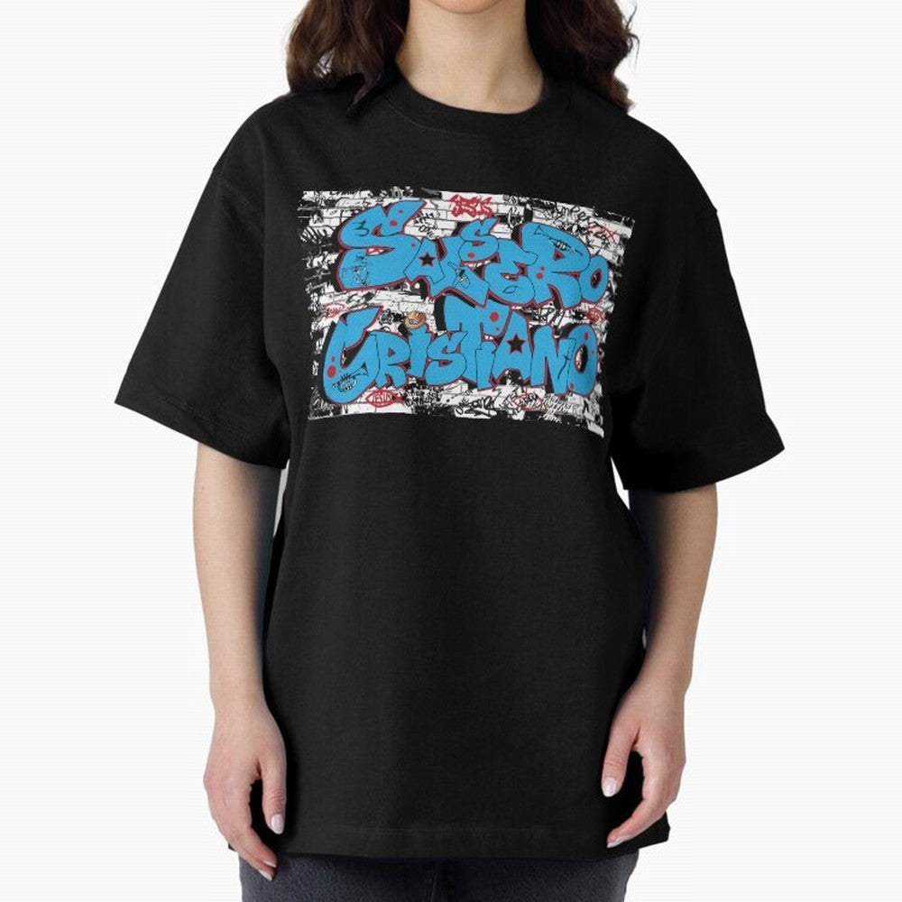 Salsero Cristiano Oversized T-Shirt Bring FIFA World Cup 2026 for Fans of Neymar, Haaland and Cristiano Ronaldo and Argentina, Bringing Goal Celebration Energy, Supporter Heritage, Football Icons and Worldwide Tournament Joy; Built for Supporters