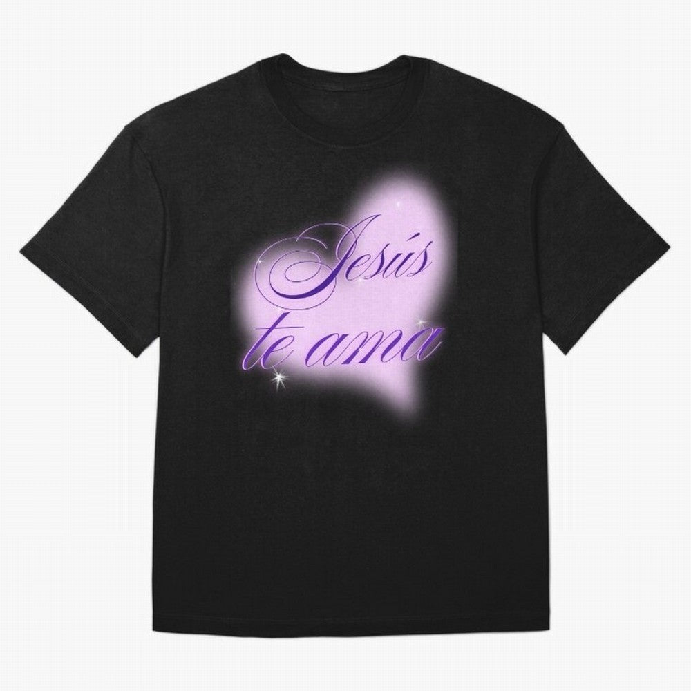Spanish, Jesus Loves You, Jes¨²s te ama, John 3:16 Oversized T-Shirt Show Up for the Glory of FIFA World Cup 2026 Group Stage Spirit, Centered on Germany, Messi, CR7 and Mbappe, Supporter Pride, Iconic Celebrations, Legendary Names and Global Match