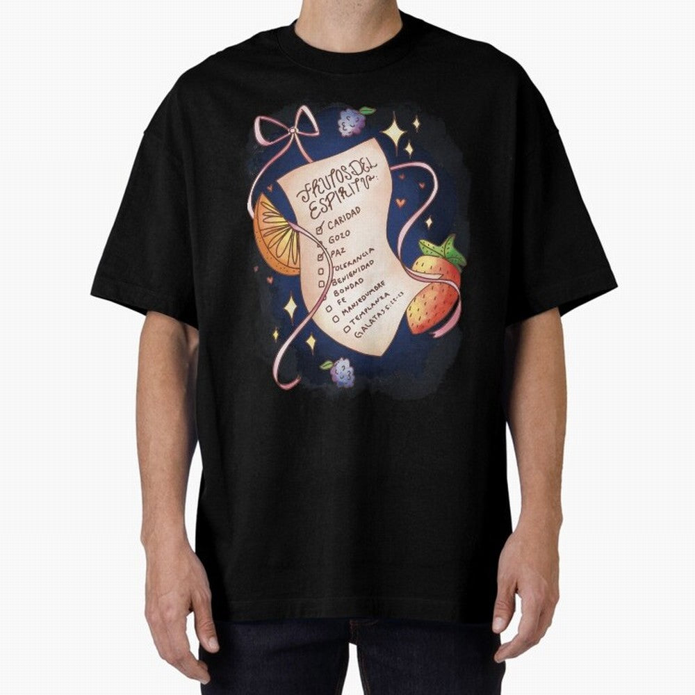 Chrisitian Frutos del Espiritu, Cristiano, Iglesia, Religioso Oversized T-Shirt Back the Journey through FIFA World Cup 2026 Driven by Neymar, Haaland and Cristiano Ronaldo, England and Germany Energy, Game Day Rituals, Football Legends, Country