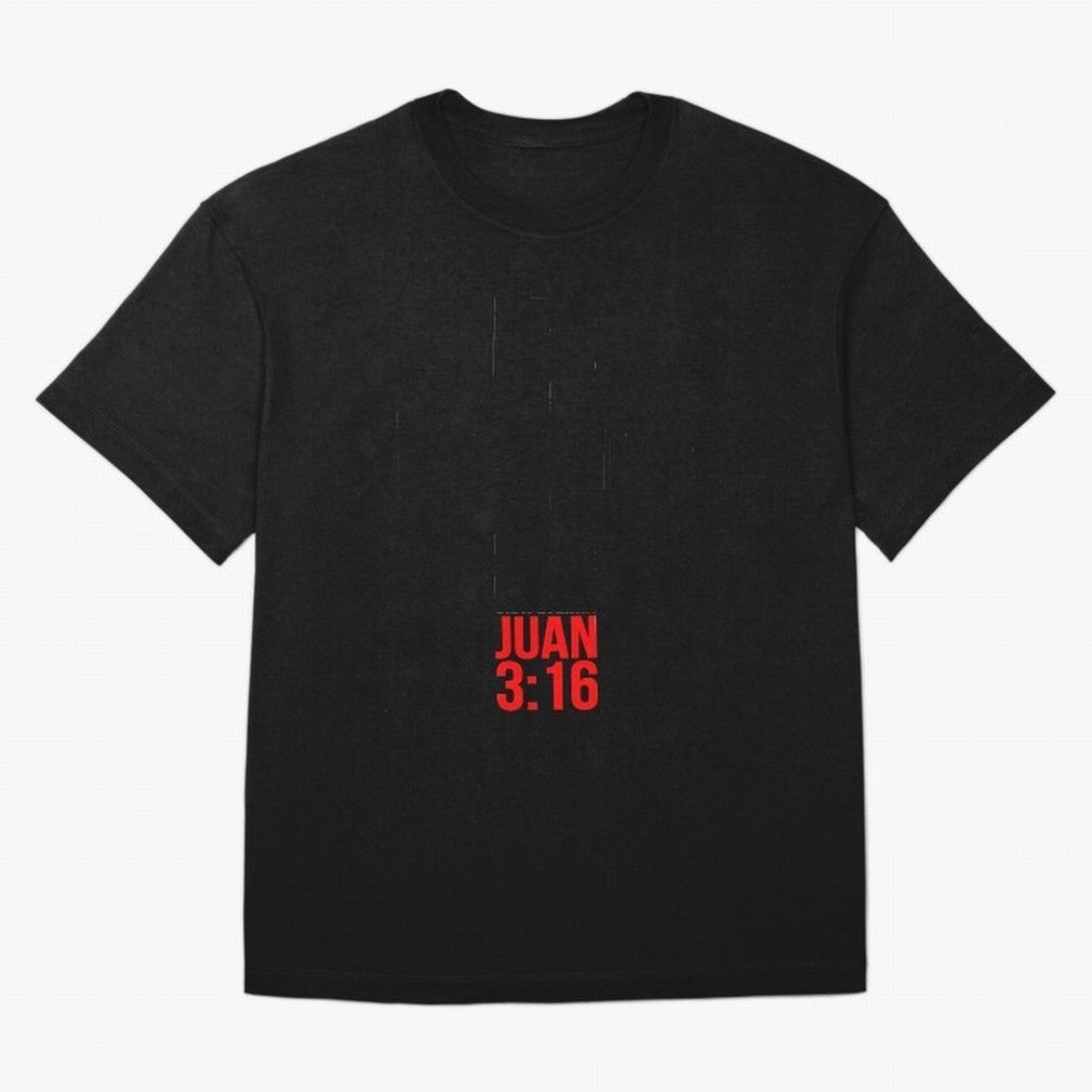 Porque de tal manera amo Dios al mundo - Mensajes Biblicos para Cristianos - Spanish Biblical Quotes for Christians Oversized T-Shirt Show Your Love for Match Day Hype around FIFA World Cup 2026, CR7 and Messi, England, Championship Spirit, Famous