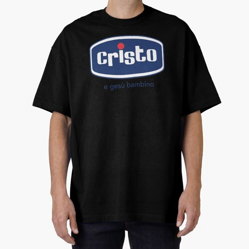 Cristo e ges¨´ bambino ? Oversized T-Shirt Support Your Favorite Stars during FIFA World Cup 2026 for Fans of Messi and Portugal, Spain and Germany, Bringing Sports Nostalgia, International Competition, Famous Players and Unforgettable Victories;