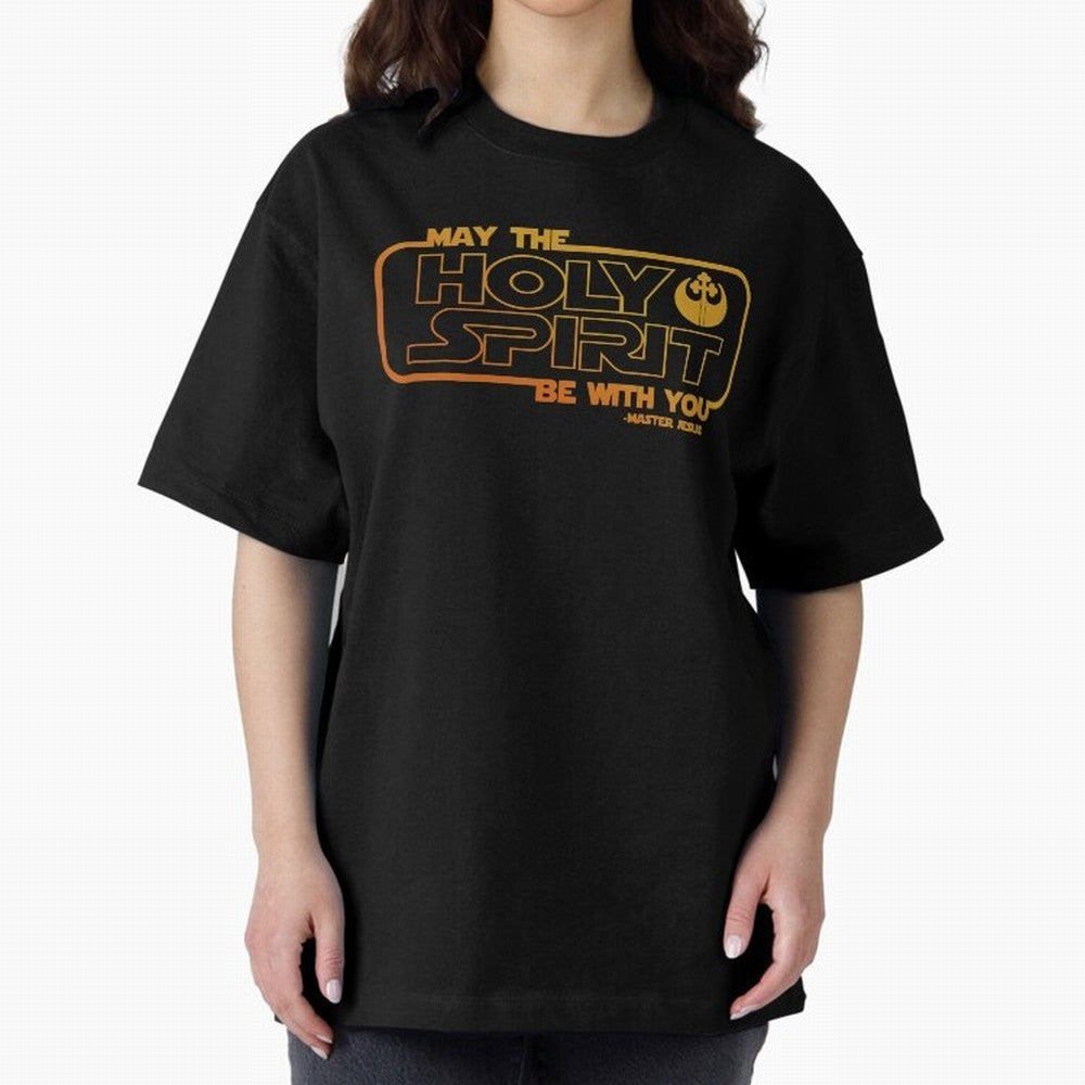 May the Holy Spirit Be with you Oversized T-Shirt Celebrate Golden Goal Energy in Global Football Passion for FIFA World Cup 2026 Group Stage, Filled with Messi and Cristiano Ronaldo, Argentina, France and Brazil, Tournament Hype, Historic