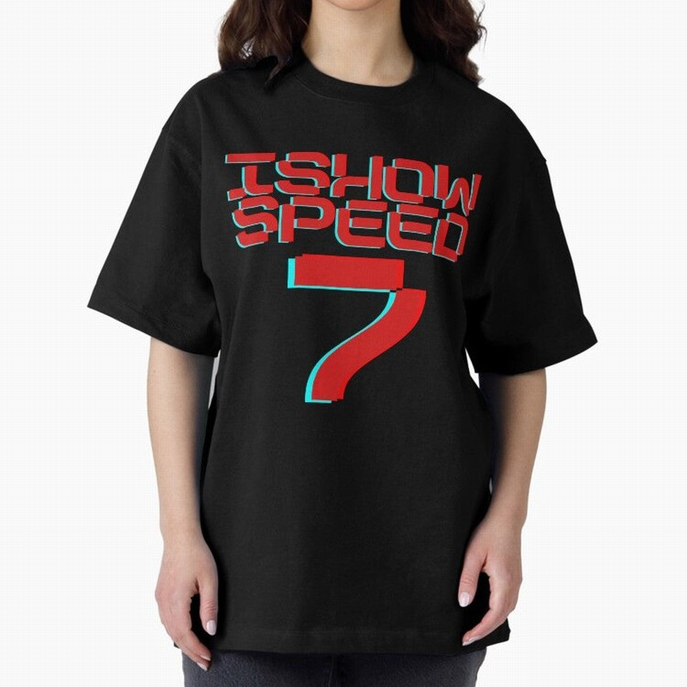 Ishowspeed Oversized T-Shirt Capture Global Football Passion for FIFA World Cup 2026, Capturing Messi and Cristiano Ronaldo, Brazil, Championship Spirit, Famous Goals, Roaring Crowds and International Football Unity; Made for Collectors Who Enjoy