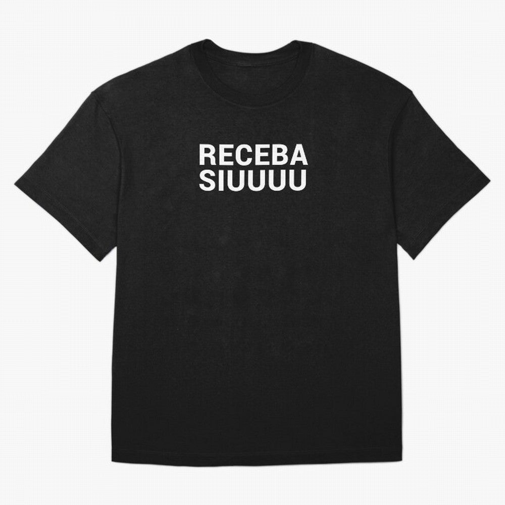 Receba siuuu Oversized T-Shirt Keep the Match Day Mood of Global Football Passion for FIFA World Cup 2026 Group Stage, Centered on Haaland, Spain, Classic Soccer Heritage, Championship Pressure, Fan Loyalty and International Pride; Ideal for Fans