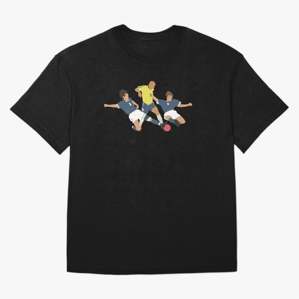 Ronaldo vs Maldini & Cannavaro Iconic Football Moment Oversized T-Shirt Make Memories around FIFA World Cup 2026 Group Stage Filled with CR7 and Messi, England and Germany Energy, Supporter Pride, Iconic Celebrations, Legendary Names and Global
